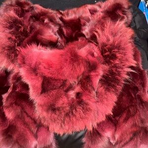 FOX Fur Jacket with hoodie